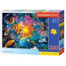 Παζλ Castorland 200τμχ. Man In Spacet 40x29cm B-222261  Παζλ Παιδικά