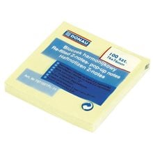 Ετικέτες Donau Pad Z-Notes 76x76mm Κίτρινες 100φ.7571001PL-11  Post It - Χαρτάκια