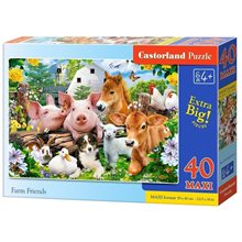 Παζλ Castorland 40 Maxi Farm Friends C-040339-1  Παζλ Παιδικά
