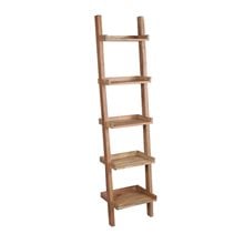 Ladder Βιβλιοθήκη - Ραφιέρα Ξύλο Ακακία Φυσικό ΕΑ7019  Βιβλιοθήκες