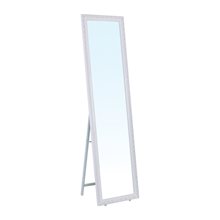 Mirror Καθρέπτης Δαπέδου Τοίχου Ξύλινος Antique White Ε7185,1  Καθρέπτες
