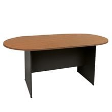 ΣΥΝΕΔΡΙΟΥ-A Τραπέζι Οβάλ Απόχρωση Dark Grey - Cherry ΕΟ122,1  Τραπέζια Συνεδρίου