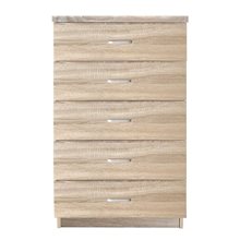 DRAWER Συρταριέρα με 5 Συρτάρια, Απόχρωση Sonoma Ε7395,2  Συρταριέρες Κρεβατοκάμαρας