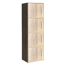 Closet Ντουλάπι Βοηθητικό Τετράφυλλο, Απόχρωση Sonoma Ε8383,2  Μικροέπιπλα Αποθήκευσης