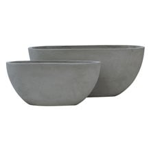 FLOWER POT-4  Set 2 τεμαχίων Cement Grey Ε6303,S  Διάφορα - Βοηθητικά