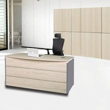 PROGRESS Γραφείο 200x90cm Απόχρωση Elm-Sky Grey ΕΟ835  Γραφεία
