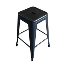 RELIX Σκαμπό Bar H.65cm, Στοιβαζόμενο, Μέταλλο Βαφή Μαύρο Ε5193,1W  Bar Τραπέζια & Σκαμπώ