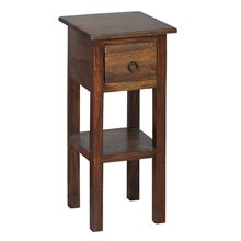 CLASSIC Stand - Τραπεζάκι Βοηθητικό H.55cm - 1 Συρτάρι, Ξύλο Sheesham Καρυδί ΕS391,2  Τραπεζάκια Σαλονιού