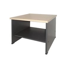 Τραπεζάκι Επισκέπτη Απόχρωση Dark Grey - Beech ΕΟ129,2  Τραπέζια Συνεδρίου