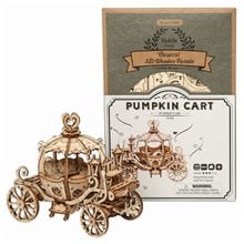 Robotime DIY Puzzle Pumpkin Cart 3D Wooden Puzzle 182pcs  Κατασκευές