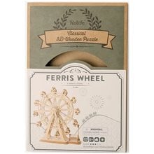 Robotime DIY Puzzle Ferris Wheel 3D Wooden Puzzle 120pcs  Παζλ Ενηλίκων