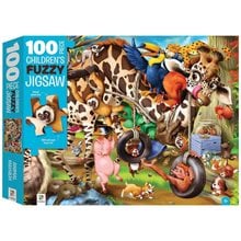 Hinkler Children’s Fuzzy Jigsaw: Animal Mayhem 100pcs  Παζλ Παιδικά