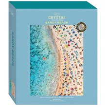 Hinkler Elevate Crystal Edition Jigsaw: Sandy Beach 500pcs + 800 Crystals  Παζλ Ενηλίκων