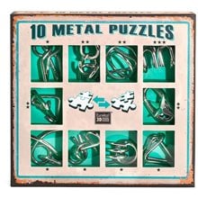 Eureka Puzzles 10 Metal Puzzles - Πράσινο Σετ  Παζλ Ενηλίκων
