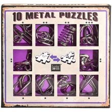 Eureka Puzzles 10 Metal Puzzles - Μωβ Σετ  Παζλ Ενηλίκων