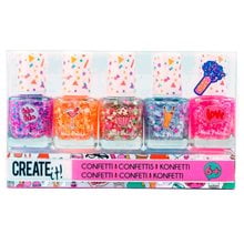 Creat it! Nail Polish CONFETTI 5-Pack 84147  Σετ Ομορφιάς-Μόδας