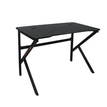 Gaming Γραφείο 100x60cm Μέταλλο Βαφή Μαύρο ΕΟ415  Γραφεία