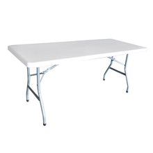 BLOW-R Τραπέζι Catering Πτυσσόμενο, Μέταλλο Γκρι, HDPE Άσπρο 40mm ΕΟ170,1  Καρέκλες - Τραπέζια - Βοηθητικά