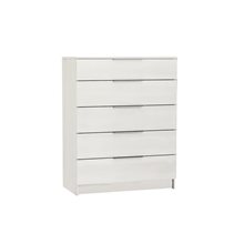 DRAWER Συρταριέρα με 5 Συρτάρια, Απόχρωση Άσπρο Ε758,3  Συρταριέρες Κρεβατοκάμαρας