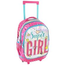 Τσάντα Τρόλλευ Must 34x20x45cm 3 Θήκες Super Girl  Σχολικές Τσάντες