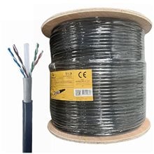 CABLEXPERT CAT6 UTP LAN OUTDOOR CABLE SOLID 305M BLACK  Καλώδια Δικτύου
