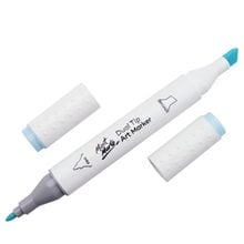 Μαρκαδόρος Διπλής Μύτης Mont Marte Art Marker B6 Ice Blue (143 Mint Blue) MGRD0030  Μαρκαδόροι