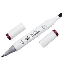 Μαρκαδόρος Διπλής Μύτης Mont Marte Art Marker R5 Old Mauve (1 Wine Red) MGRD0014  Μαρκαδόροι
