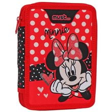 Κασετίνα Must Διπλή Γεμάτη 15χ5χ21 Disney Minnie Mouse  Κασετίνες Γεμάτες