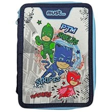 Κασετίνα Must Διπλή Γεμάτη 15χ5χ21 PJ Masks Anyone Can Be Hero  Κασετίνες Γεμάτες