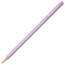 Μολύβι Τριγωνικό Faber Castell Sparkle Μωβ  Μολύβια