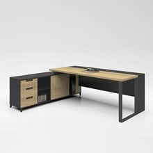 Project Γραφείο Αναστρέψιμη Γωνία, Απόχρωση Sonoma - Γκρι ΕΟ910  Γραφεία