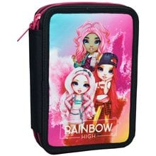 Κασετίνα Gim Διπλή Γεμάτη Rainbow High 363-50100  Κασετίνες Γεμάτες