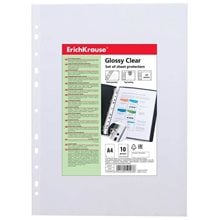 Ζελατίνα Α4 Erichrause Ενισχυμένη Π Glossy Clear 100mc 10τμχ. 59107  Θήκες - Ζελατίνες