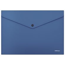 Φάκελος Κουμπί ErichKrause A4 Fizzy Classic Opaque Blue 59136  Θήκες - Ζελατίνες