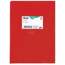 Τετράδιο Super 17x25 80γρ Κόκκινο 50φ.  Τετράδια Σχολικά
