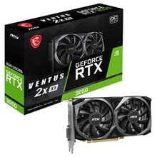 MSI VGA PCI-E NVIDIA GF RTX 3050 VENTUS 2X XS 8G OC, 8GB/128BIT, GDDR6, HDMI/DP/DL DVI-D, DUAL FAN, 2 SLOT FANSINK, 3YW.  Κάρτες Γραφικών