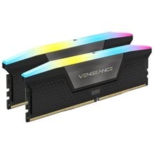 CORSAIR RAM DIMM XMS5 KIT 2x16GB CMH32GX5M2E6000C36, DDR5, 6000MHz, LATENCY 36-44-44-96, 1.40V, VENGEANCE RGB, XMP 3.0, RGB LED, BLACK, LTW.  Μνήμες RAM