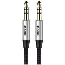 Baseus Yiven Audio Cable mini jack 3,5mm AUX, 1m Black+Silver (CAM30-BS1) (BASCAM30-BS1)  Νέες Παραλαβές