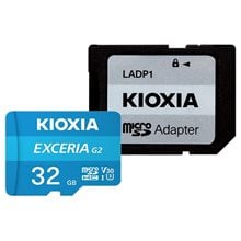 Kioxia Exceria G2 microSDXC 32GB Class 10 U3 V30 UHS-I με αντάπτορα LMEX2L032GG2  Κάρτες Μνήμης - MicroSD