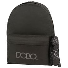 Polo Σακίδιο Original Double Scarf Black 901235-2002  Σχολικές Τσάντες