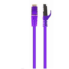 CABLEXPERT FTP CAT6 UTP PATCH CORD SHIELDED PURPLE 0.25M  Καλώδια Δικτύου