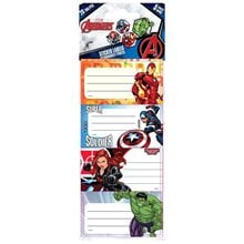 Αυτοκόλλητες ετικέτες  Avengers 20 τμχ 5φυλ  Σχολικές Ετικέτες