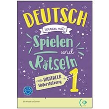 Deutsch Lernen Mit Spielen Und Ratseln + Digital Book - Volume 1  Γερμανικά Φροντιστηριακά
