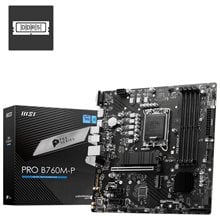 MSI MB PRO B760M-P, SOCKET INTEL LGA1700 14th/13th/12th GEN, CS INTEL B760, 4 DIMM SOCKETS DDR5, VGA/DP/HDMI, PCI-E GEN 4.0, GIGABIT LAN, MICRO-ATX, 3YW.  Μητρικές κάρτες
