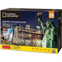 Πάζλ CubicFun 3D National Geograrhic Empire State Building 66pieces  Παζλ 3D