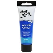 Ακρυλικό Mont Marte 75ml Studio Acrylic 18 Deep Cyan Blue  Ακρυλικά Χρώματα Ζωγραφικής