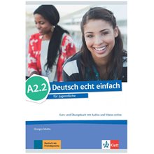 Deutsch Echt Einfach A2.2 Kurs-und Ubungsbuch  Γερμανικά Φροντιστηριακά