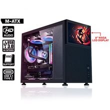 ARMAGGEDDON GAMING PC CASE MATX TESSARAXX COREVISION BLACK  Κουτιά Desktop