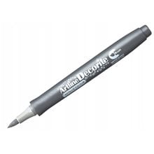 Μαρκαδόρος Artline Decorite Brush Metallic Ασημί  Μαρκαδόροι