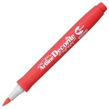 Μαρκαδόρος Artline Decorite Brush Standard Κόκκινο  Μαρκαδόροι